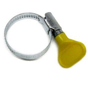 Хомут 7/8" с барашком (12-20мм/12-22мм) фото