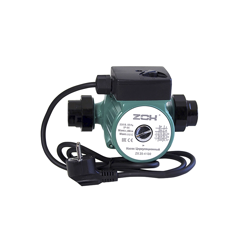Насос циркуляционный 25-4 130 с гайками ZOX фото