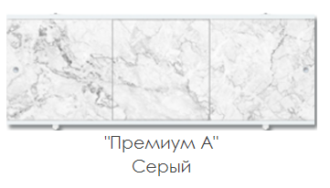 Экран для ванны "ПРЕМИУМ А" 1,48 Серый фото