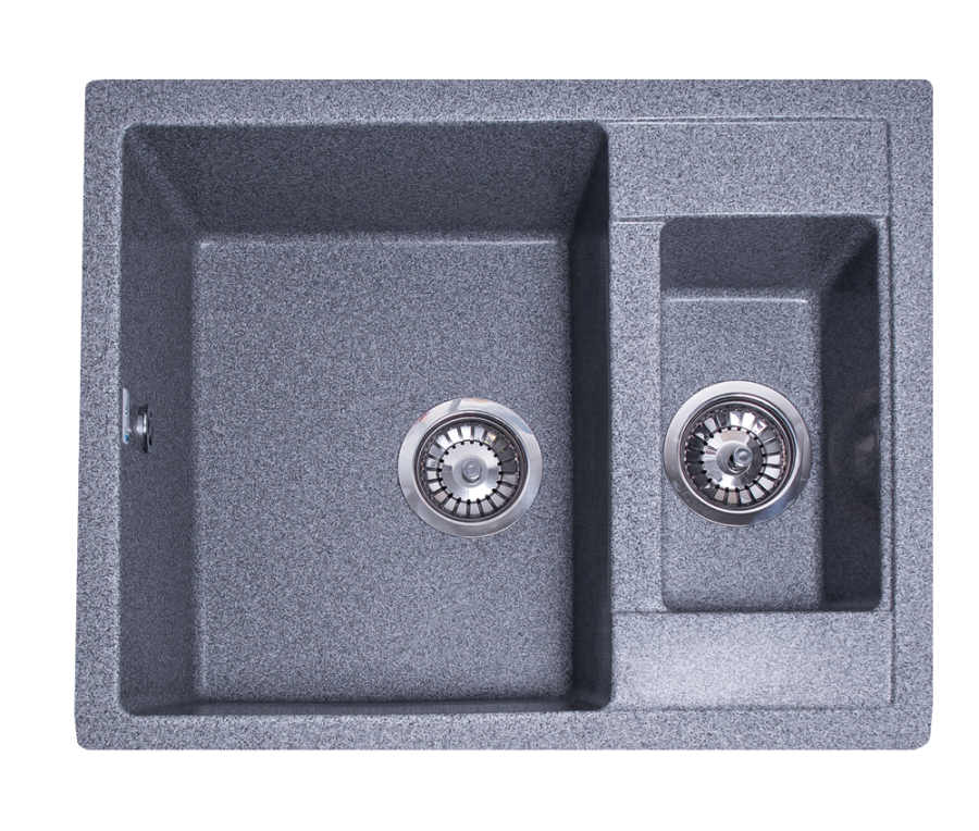 Кухонная мойка GranAlliance G-52, темно-серый 595х480х200 мм (ДхШхВ) фото