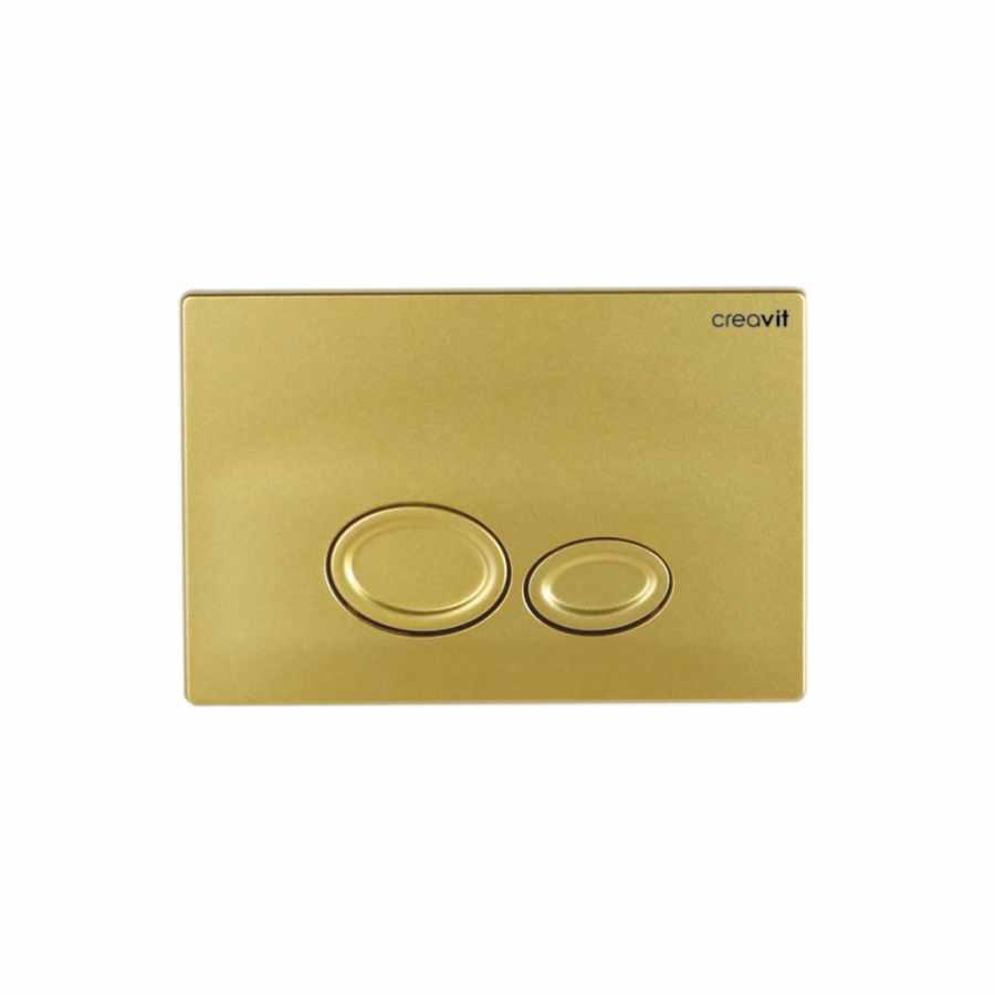 CREAVIT Кнопка д/инсталяции DROP золото GP2006.00 фото