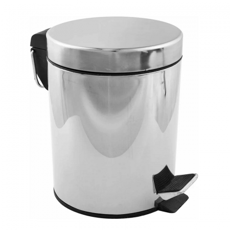 Ведро хромир. с педалью 5л Н 102 фото