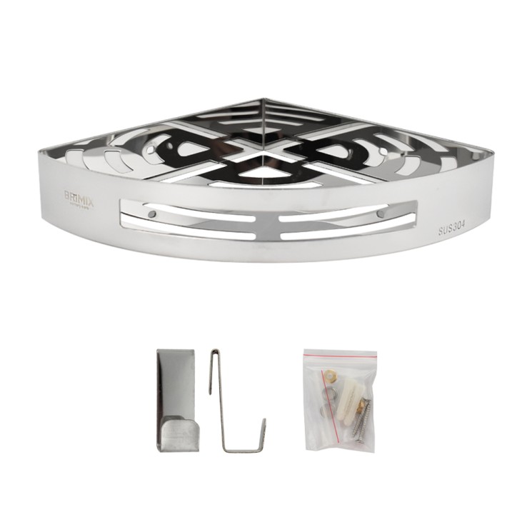 Полка литая, угловая одинарная BRIMIX 5657 фото