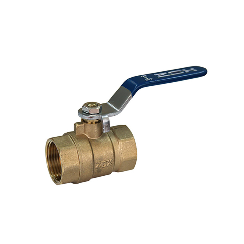 Кран шар 1/2" г/г рычаг ZOX (Дачный)* фото