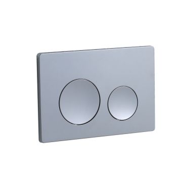 Кнопка смыва EvaGold 03, пластик круг хром матовый для инсталляции EvaGold 400 и EvaGold 500 фото