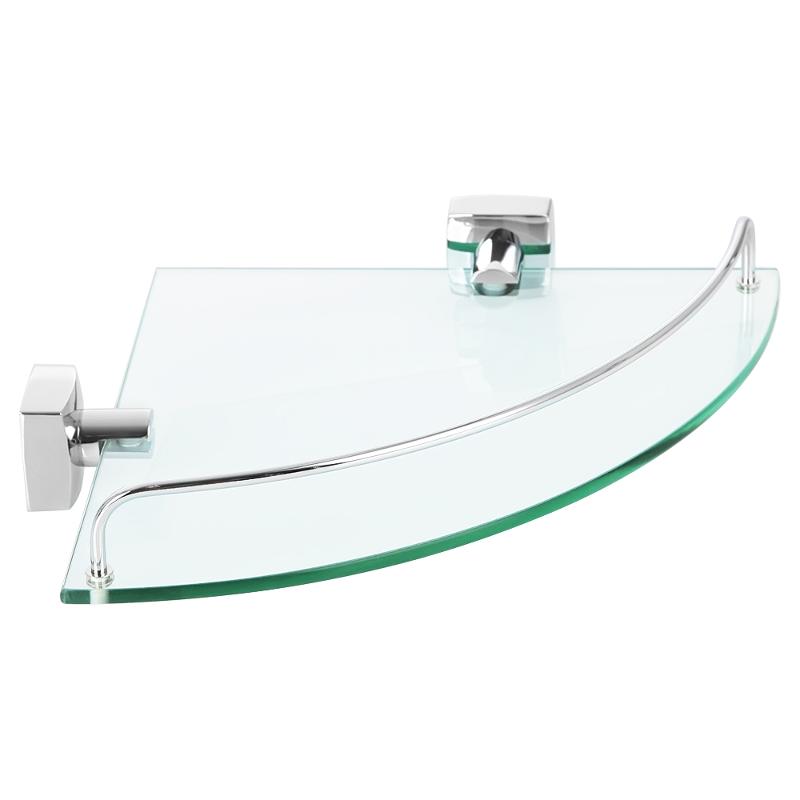 Полка стеклянная угловая (FX-61303А) KVADRO фото