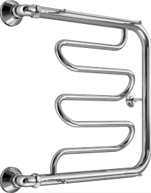 Полотенцесушитель водяной ФОКСТРОТ-ЛИАНА с полкой 600*700(1") фото