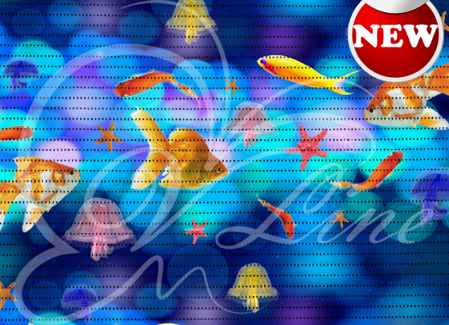 Коврик мерный 65 см (желтые рыбки) фото