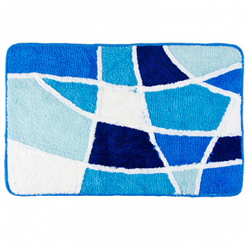 Ковер для ванной  50*80 VETTA акрил "Витраж" голубой 462-547 фото