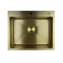 Мойка AGATA G5044-AR 50*44 ЗОЛОТО + сифон, коландер, дозатор фото