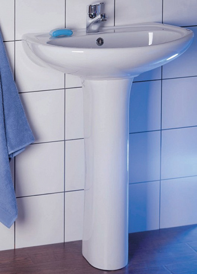 АНИМО 40 раковина с пьедесталом(БИЦ) фото