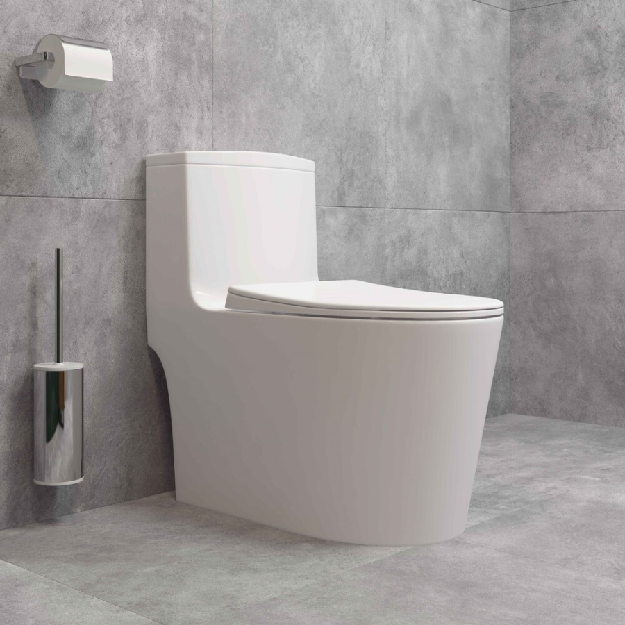 Монолит 5003 безободковый, тонкое сиденье ДП (с гофрой и подводкой) фото