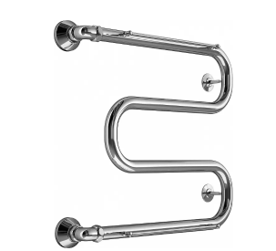 Полотенцесушитель водяной М-образный с полкой 600*500 (1") фото