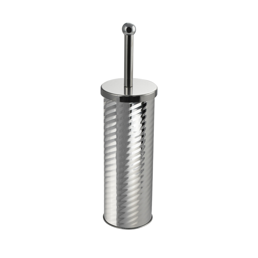 Ерш д/туалета 702 круглый винтообразный, из нержавеющей стали фото