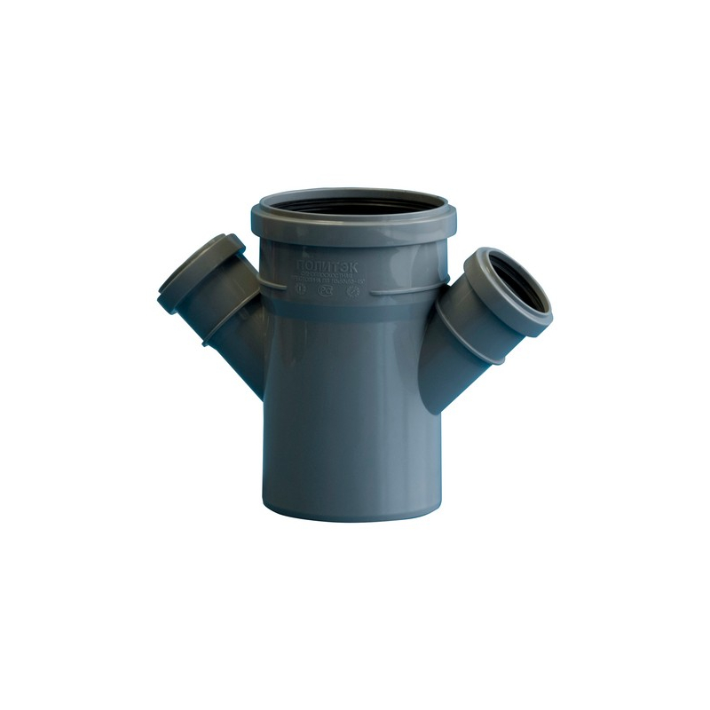 Крестовина 110/50/50 угол 45.(Серая) фото