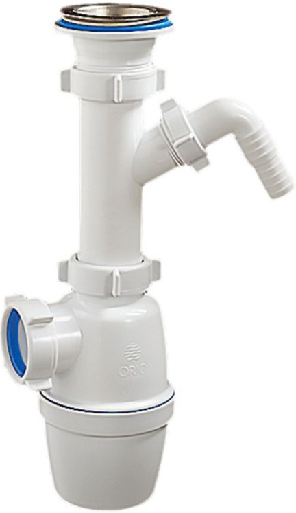 Сифон бутылочный 1 1/2 х 40 с одним отводом( А-4005) ОРИО (40) фото