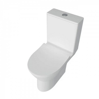 Унитаз компакт VT30804H Rimini напольный безободковый + сиденье микролифт (Vinchi) #WF_CITY_VIN# картинка