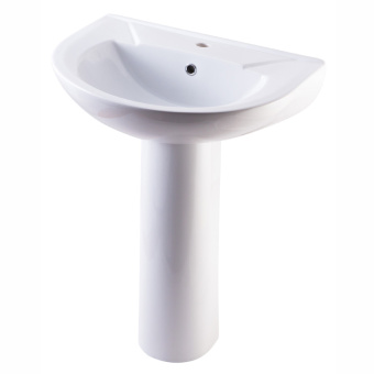 ЭЛЕГАНС 60 раковина с пьедесталом #WF_CITY_VIN# картинка