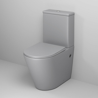 Унитаз GR-4480GLMS Color СВЕТЛО-СЕРЫЙ матовый безободковый #WF_CITY_VIN# картинка