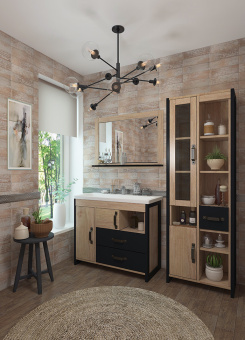 Тумба "Fernanda 100"  с раковиной Грэмми 1000 #WF_CITY_VIN# картинка