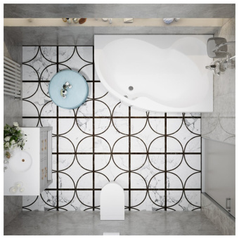 Акриловая ванна МАРИ Левая 170*110 #WF_CITY_VIN# картинка