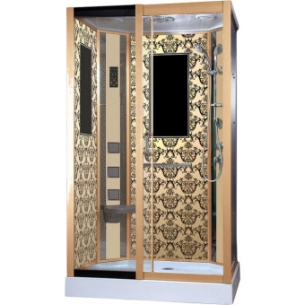 NG 7711GR (Ниагара) душевая кабина 90*120*215 н.п. (золото) #WF_CITY_VIN# картинка