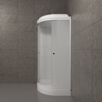 Душевая кабина 80*80 ВЕЛЬВЕТ А-ПОЛКА /низ.поддон #WF_CITY_VIN# картинка