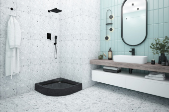 Акриловый душевой поддон Classic BLACK N 900 #WF_CITY_VIN# картинка