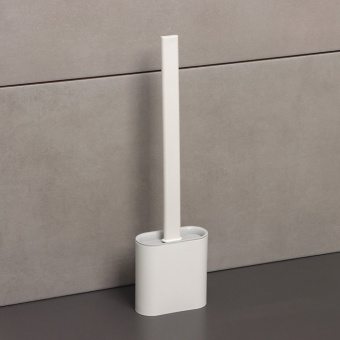 Ерш д/унитаза силиконовый "Лилу", белый 5469869 #WF_CITY_VIN# картинка