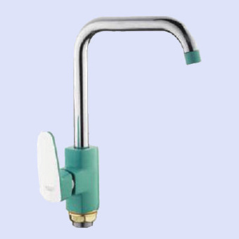 Смеситель д/кухни R40303 бирюз. #WF_CITY_VIN# картинка