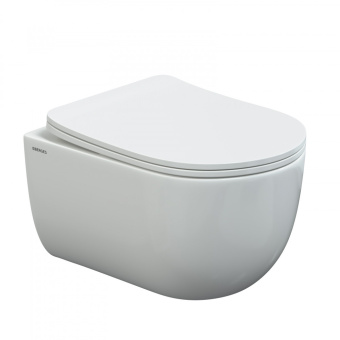 Инсталяция Berges NOVUM кнопка L1+  унитаз Ventas Rimless + сидение #WF_CITY_VIN# картинка