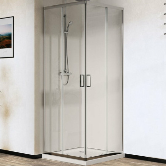 Душевой уголок City VSS-5CT900CL, 900*900, хром, стекло прозрачное #WF_CITY_VIN# картинка