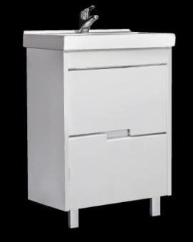 Тумба "ЭСТЕЛЬ 60/2" с раковиной Fest 60/ Фостер 60 #WF_CITY_VIN# картинка