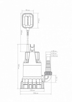 Насос фекальный ДЖИЛЕКС 230/8 (5401) #WF_CITY_VIN# картинка