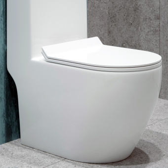 Монолит 5005 безободковый, сиденье тонкое ДП (с гофрой и подводкой) #WF_CITY_VIN# картинка