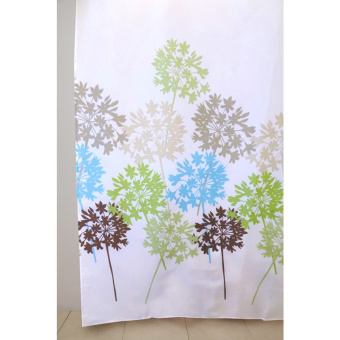 Занавеска Delphinium WS-817 (флора) 180х180 104117 #WF_CITY_VIN# картинка