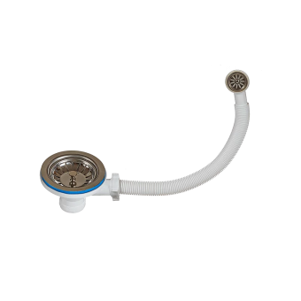 Выпуск 3 1/2 с переливом (А-5007-1) д/гранит.мойки ОРИО (50) #WF_CITY_VIN# картинка