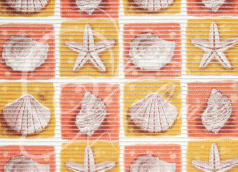 Коврик мерный 65см (белые ракушки) V 4 BG #WF_CITY_VIN# картинка