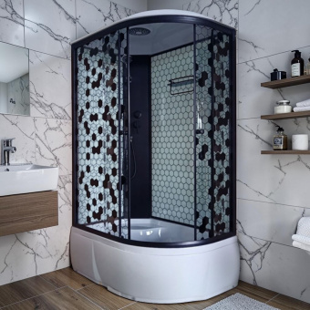 Душевая кабина ДАНА-64 L 120*80*215 (соты) в.п. #WF_CITY_VIN# картинка