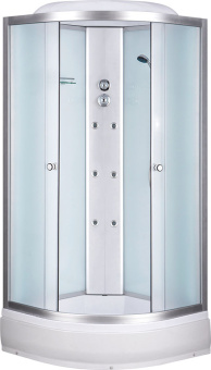 NG 1302-08G (Ниагара) душевая кабина (матовая) ГМ 100*100*220 н.п #WF_CITY_VIN# картинка