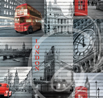 Коврик нап. ПВХ 0,80*15м (FV 17) Лондон Фотопечать ПВХ #WF_CITY_VIN# картинка