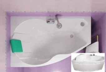 Акриловая ванна Лайма 160*95 правая #WF_CITY_VIN# картинка