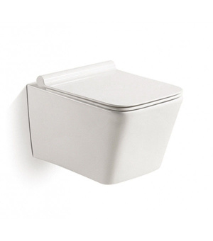 Унитаз подвесной GR-4441S безободковый с тонкой крышкой  #WF_CITY_VIN# картинка