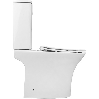 FRETTA SQUARE AZ-5121 унитаз-компакт безободковый + сиденье  микролифт #WF_CITY_VIN# картинка