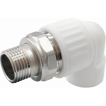 Угольник с американкой для радиатора НР 25х1/2" #WF_CITY_VIN# картинка