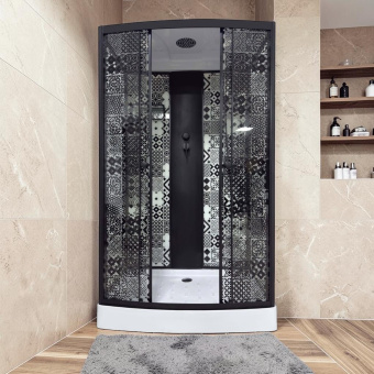 Душевая кабина ДАНА-025 116*80*210 ("ОБОИ") низ.п. #WF_CITY_VIN# картинка