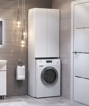 Шкаф Wing 640 напольный белый под ст.м  #WF_CITY_VIN# картинка