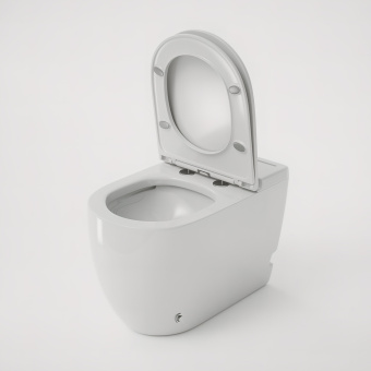 Унитаз GR-PR5502 impuls безободковый c тонкой крышкой приставной #WF_CITY_VIN# картинка