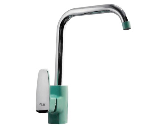 Смеситель д/кухни R40303 бирюз. #WF_CITY_VIN# картинка