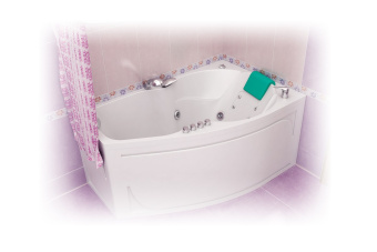 БРИЗ ванна ГМ+1Спина+1КрРег акрил. 150*950*670 Левая #WF_CITY_VIN# картинка